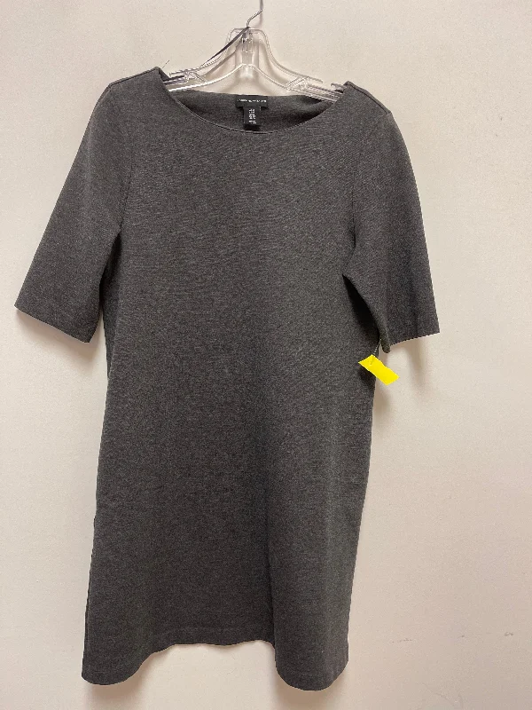 Dress Casual Short By Adrienne Vittadini In Grey, Size: L