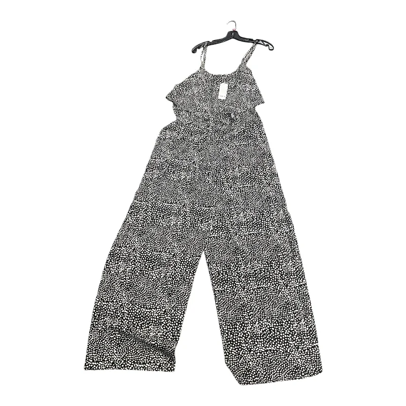 Jumpsuit By Bar Iii In Black & White, Size: Xxl