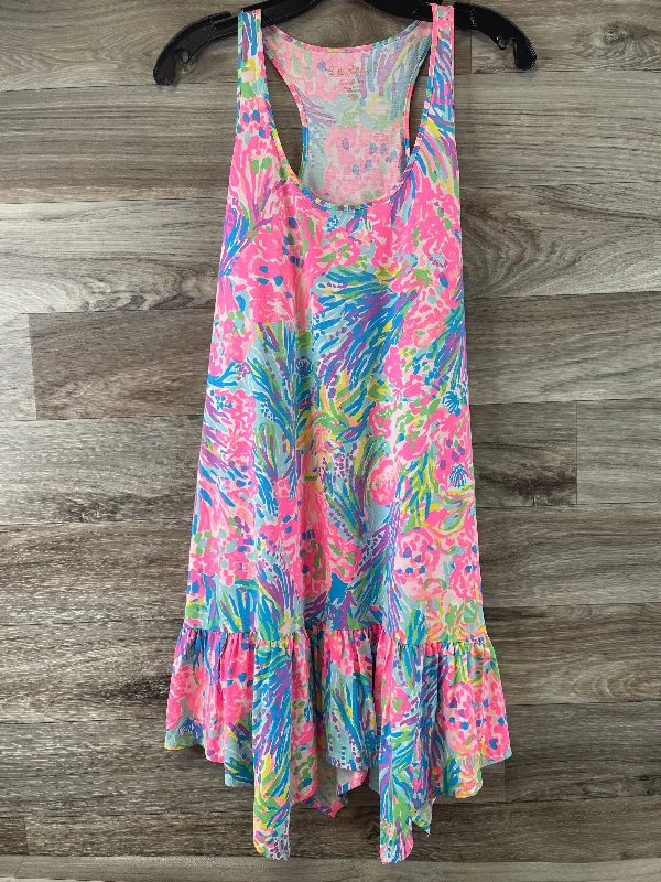 Pink & Yellow Dress Designer Lilly Pulitzer, Size Xs