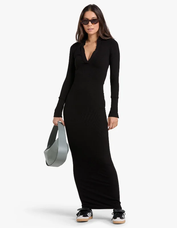 Celine Maxi Dress - Black