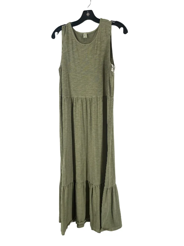 Dress Casual Maxi By Old Navy In Green, Size: M