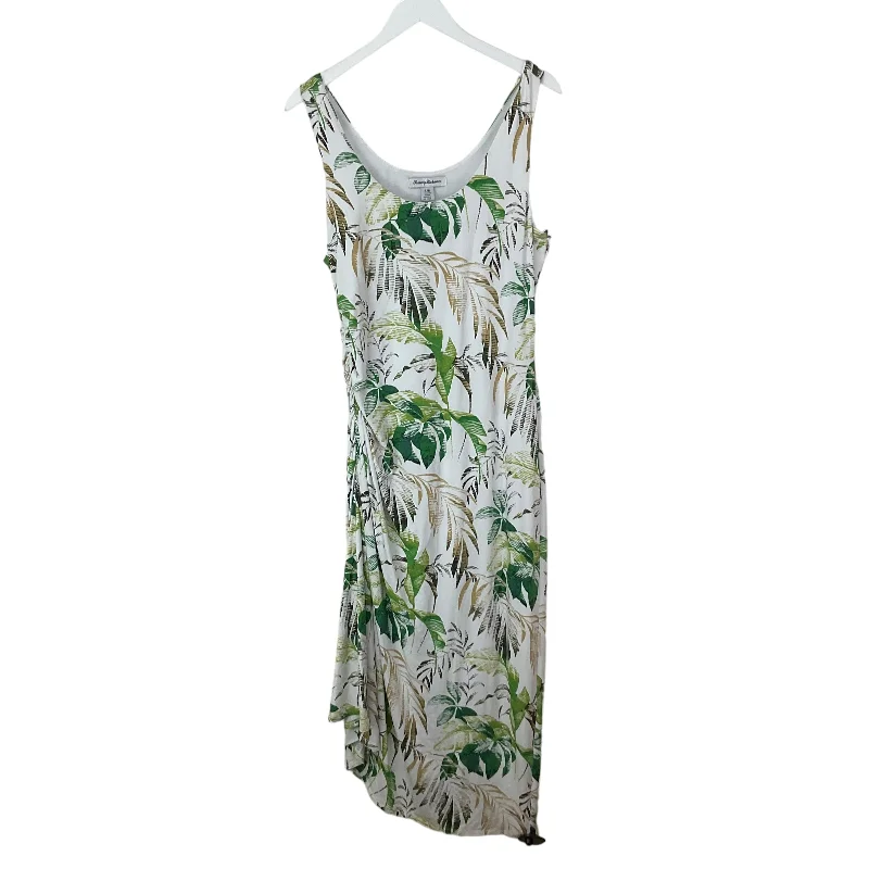 Dress Casual Maxi By Tommy Bahama In Tropical Print, Size: L