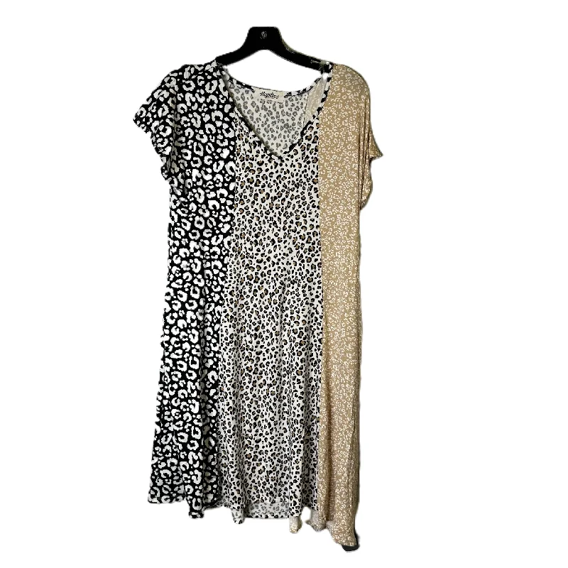 Dress Casual Midi By Haptics In Animal Print, Size: M