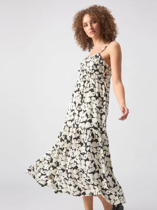 Dropped Seam Maxi Dress Echo Blooms