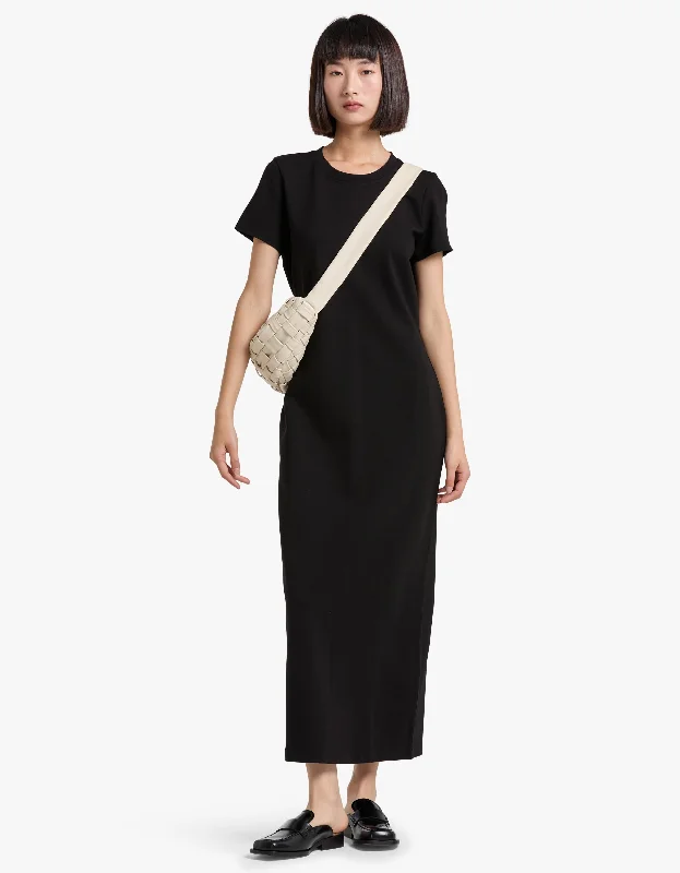 Irina Ponte Maxi Dress - Black