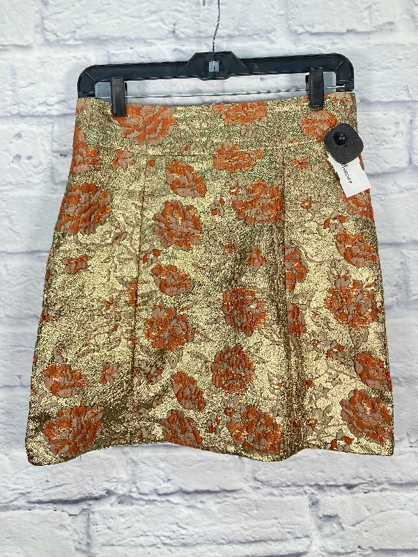 Skirt Designer By Maeve In Gold, Size: 4