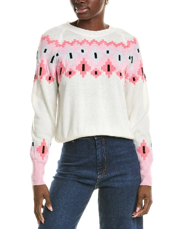 Brodie Cashmere Wool & Cashmere-Blend Pastel Fairisle Jumper