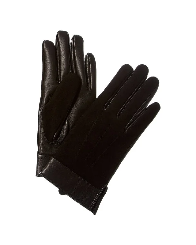 J.McLaughlin Austen Cashmere-Lined Suede Gloves