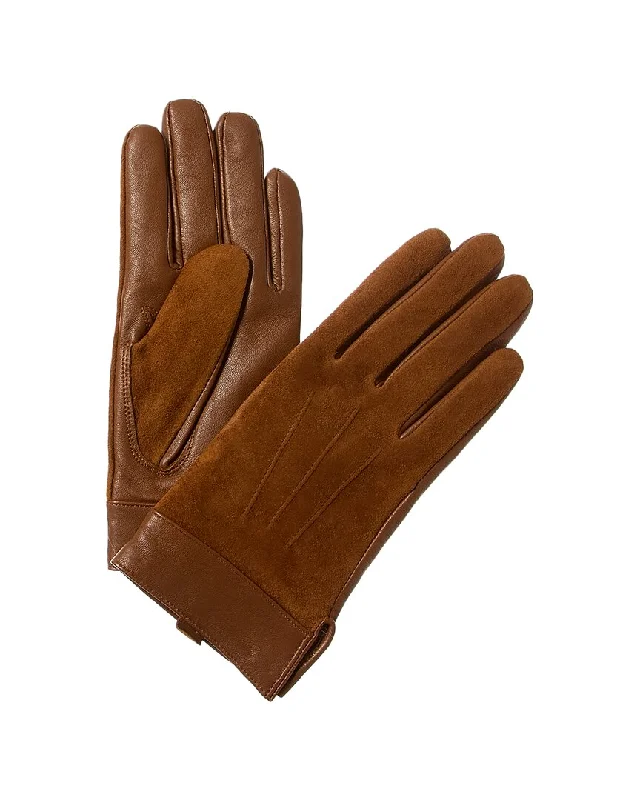 J.McLaughlin Austen Cashmere-Lined Suede Gloves