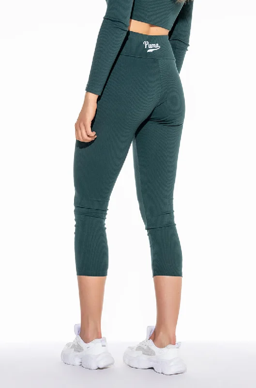 PUMA TEAM RIBBED LEGGING