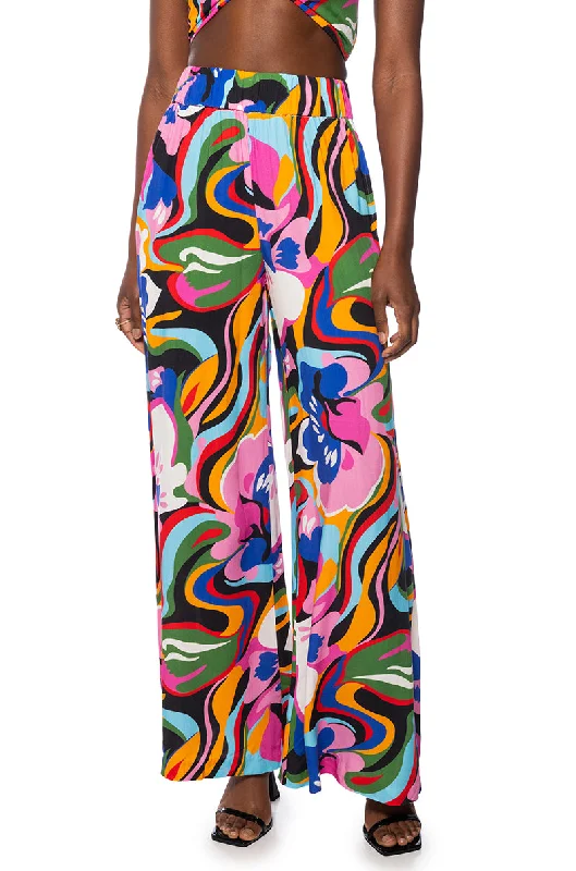 VACAY MODE WIDE LEG PANTS