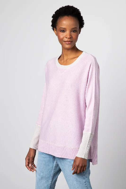 Kinross Cashmere Hi-Low Sweatshirt